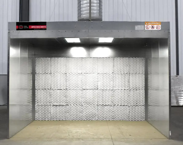 Industrial Open Paint Booth